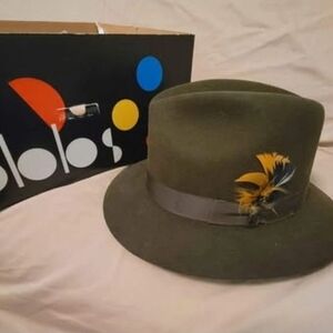 Fedora with Feather Accent